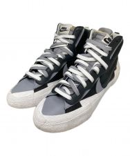 NIKE (ナイキ) sacai (サカイ) スニーカー/BLAZER MID ブラック×ホワイト サイズ:US10