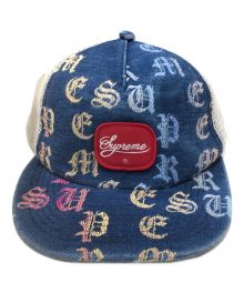 SUPREME（シュプリーム）の古着「メッシュキャップ」｜インディゴ