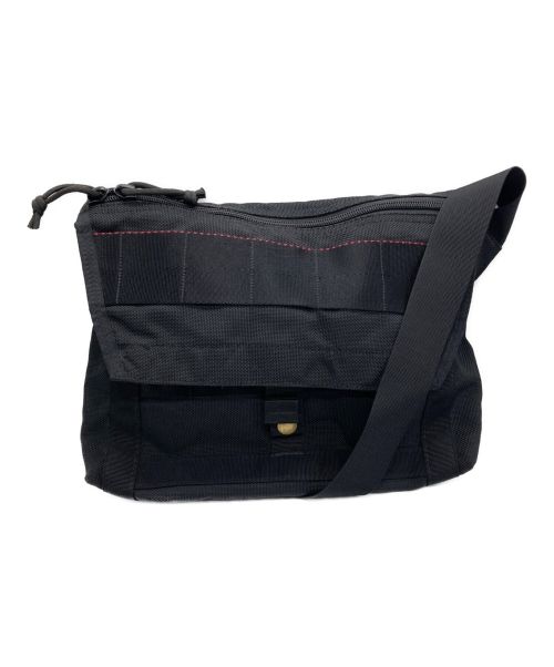 BRIEFING（ブリーフィング）BRIEFING (ブリーフィング) BEAMS PLUS (ビームスプラス) FLEET MESSENGER BAG ブラックの古着・服飾アイテム