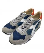 DIADORA HERITAGEディアドラ ヘリテージ）の古着「ローカットスニーカー」｜グレー×ネイビー