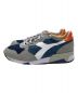 DIADORA HERITAGE (ディアドラ ヘリテージ) ローカットスニーカー グレー×ネイビー サイズ:27cm：4800円