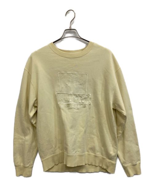 X-LARGE（エクストララージ）X-LARGE (エクストララージ) EMBROIDERY OG CREWNECK SWEAT ベージュ サイズ:Lの古着・服飾アイテム