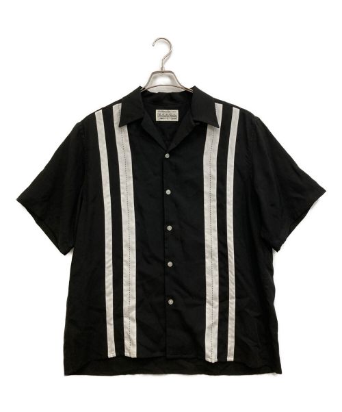 WACKO MARIA（ワコマリア）WACKO MARIA (ワコマリア) TWO-TONE 50'S SHIRTS S/S ブラック サイズ:Lの古着・服飾アイテム