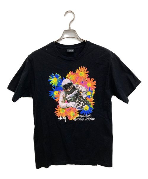 stussy（ステューシー）stussy (ステューシー) Astronaut Tee ブラック サイズ:Mの古着・服飾アイテム