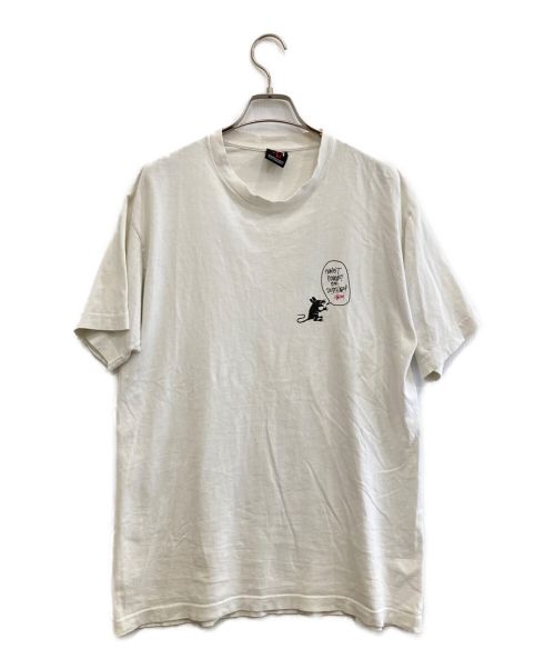 stussy（ステューシー）stussy (ステューシー) Tシャツ ホワイト サイズ:Lの古着・服飾アイテム