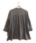 evam eva (エヴァムエヴァ) COTTON SILK PULLOVER SHIRTS グレー サイズ:-：9800円