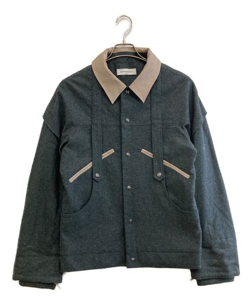 KIKO KOSTADINOV（キコ・コスタディノフ）KIKO KOSTADINOV (キコ・コスタディノフ) XOLO BLOUSON DEEP GREEN/SAND サイズ:４４の古着・服飾アイテム