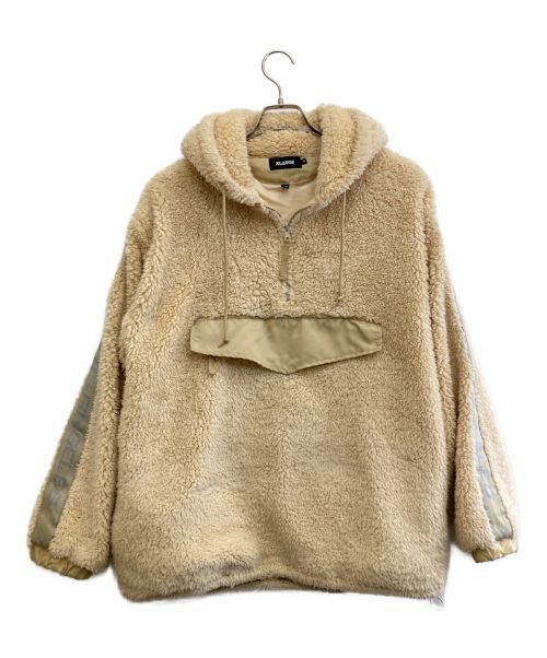 X-LARGE（エクストララージ）X-LARGE (エクストララージ) BOA FLEECE PULLOVER JACKET ベージュ サイズ:Mの古着・服飾アイテム