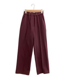 TODAYFUL（トゥデイフル）の古着「Stretch Trousers」｜ボルドー