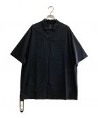 teatoraテアトラ）の古着「CAPSULESNAP POLOSHIRT DR」｜ブラック