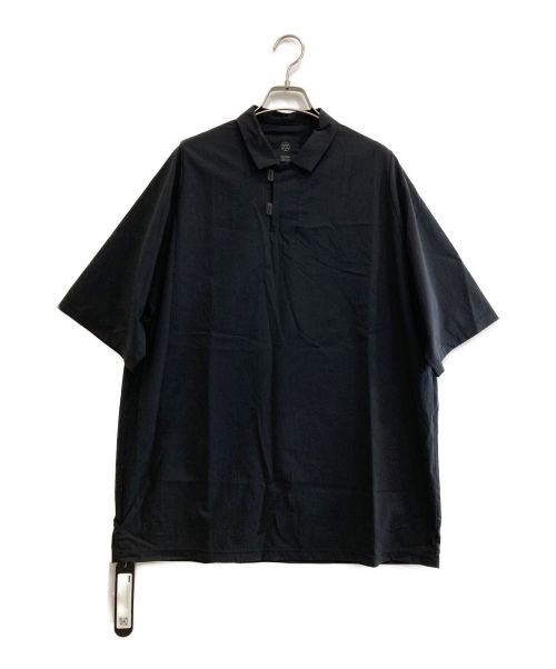 teatora（テアトラ）teatora (テアトラ) CAPSULESNAP POLOSHIRT DR ブラック サイズ:4の古着・服飾アイテム