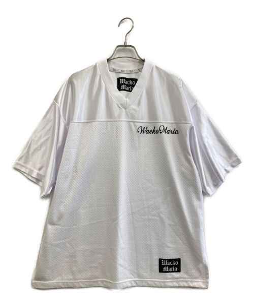 WACKO MARIA（ワコマリア）WACKO MARIA (ワコマリア) FOOT BALL SHIRT ホワイト サイズ:Mの古着・服飾アイテム