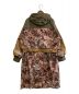 WHITE MOUNTAINEERING (ホワイトマウンテ二アニング) FALLEN LEAVES PRINTED DOUBLE LAYER BIG COAT ブラウン×カーキ サイズ:０：19800円