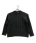 ATON（エイトン）の古着「MOHAIR SILK SHAGGY RANDOM RIB CREWNECK」｜ブラック