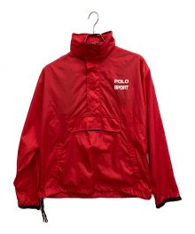 POLO SPORT（ポロスポーツ）の古着「アノラックジャケット」｜レッド