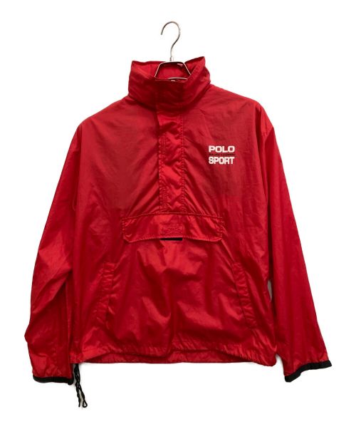 POLO SPORT（ポロスポーツ）POLO SPORT (ポロスポーツ) アノラックジャケット レッド サイズ:Mの古着・服飾アイテム