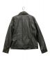 G-STAR RAW (ジースターロゥ) ARC 3D LEATHER JACKET ブラック サイズ:M：15000円