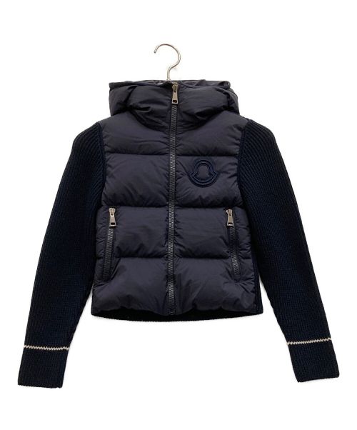 MONCLER（モンクレール）MONCLER (モンクレール) MAGLIA TRICOT CARDIGAN ネイビー サイズ:8/130の古着・服飾アイテム