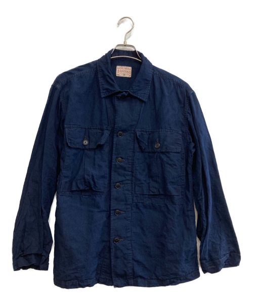 BONCOURA（ボンクラ）BONCOURA (ボンクラ) B-43 JACKET リネンコットンジャケット インディゴ サイズ:38の古着・服飾アイテム