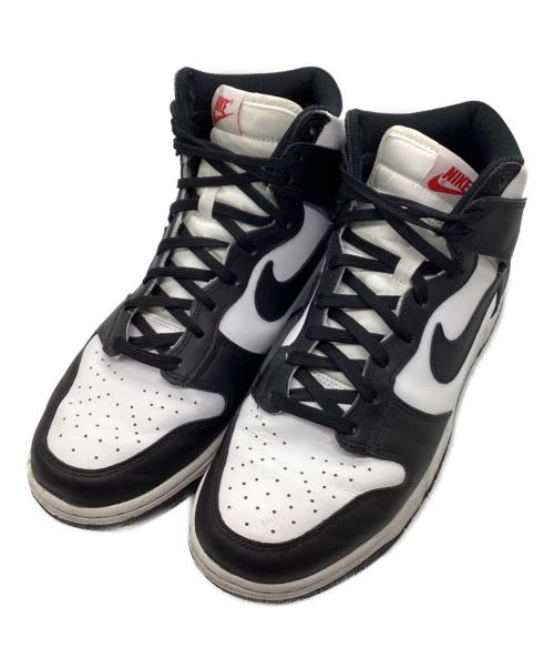 NIKE（ナイキ）NIKE (ナイキ) WMNS Dunk High Black and White ブラック サイズ:27.5の古着・服飾アイテム