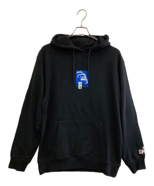 X-LARGE（エクストララージ）X-LARGE (エクストララージ) New Era (ニューエラ) NBA (エヌビーエー) CLIPPERS MIX LOGO PULLOVER HOODED SWEAT ブラック サイズ:ＸＬの古着・服飾アイテム