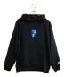 X-LARGE（エクストララージ）の古着「CLIPPERS MIX LOGO PULLOVER HOODED SWEAT」｜ブラック