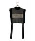 TODAYFUL（トゥデイフル）の古着「Jacquard Piping Vest」｜ベージュ×ブラック