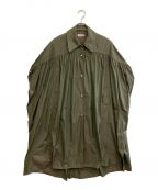 MAISON SPECIALメゾンスペシャル）の古着「2way Chambray Taffeta Coat」｜カーキ