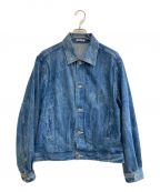 AURALEEオーラリー）の古着「SELVEDGE FADED LIGHT DENIM BLOUSON」｜インディゴ