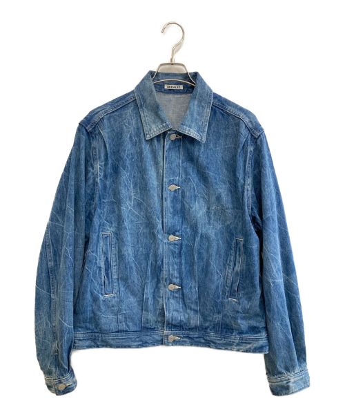 AURALEE（オーラリー）AURALEE (オーラリー) SELVEDGE FADED LIGHT DENIM BLOUSON インディゴ サイズ:４の古着・服飾アイテム