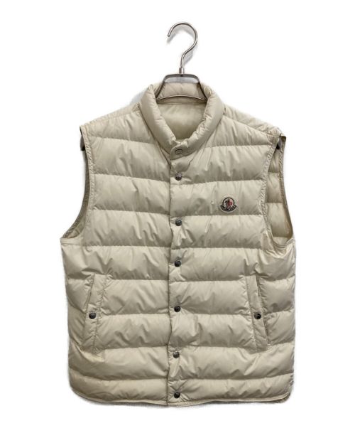 MONCLER（モンクレール）MONCLER (モンクレール) FEBE GILET ダウンベスト ホワイトの古着・服飾アイテム