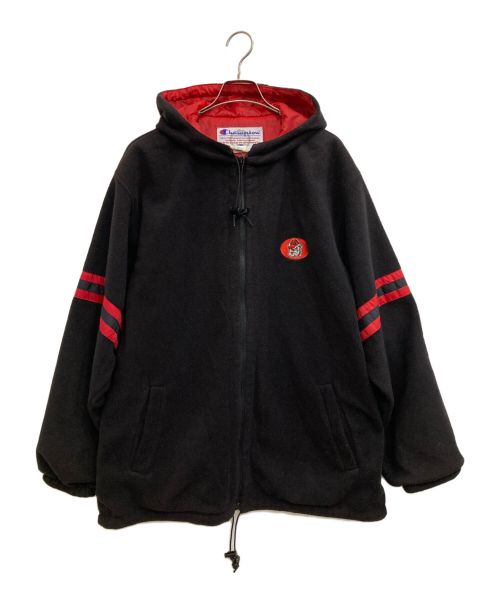 Champion（チャンピオン）Champion (チャンピオン) フリースジャケット ブラック サイズ:Lの古着・服飾アイテム