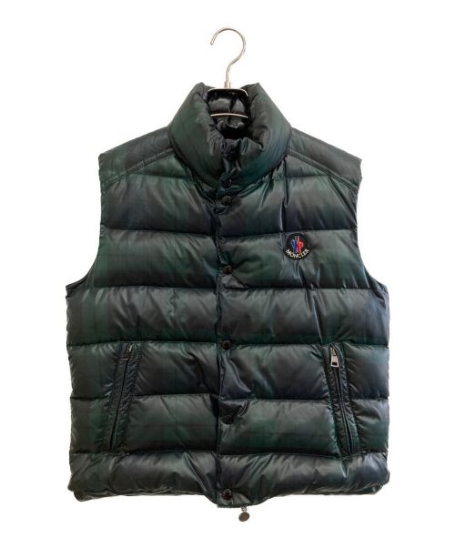 MONCLER（モンクレール）MONCLER (モンクレール) ダウンベスト グリーン サイズ:１の古着・服飾アイテム