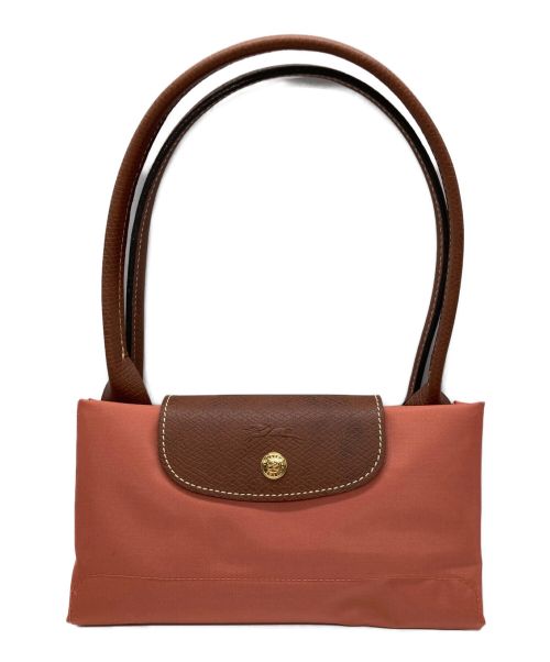 LONGCHAMP（ロンシャン）LONGCHAMP (ロンシャン) ナイロントートバッグ オレンジの古着・服飾アイテム