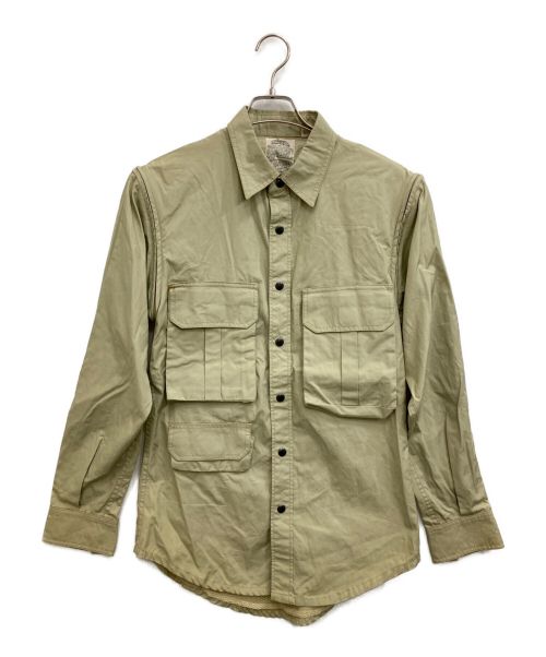 BERT PULITZER（バートピューリッツァー）BERT PULITZER (バートピューリッツァー) Poplin Fishing Shirt グリーン サイズ:Ｓの古着・服飾アイテム