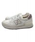 NEW BALANCE (ニューバランス) ローカットスニーカー ホワイト サイズ:24.5ＣＭ：5800円