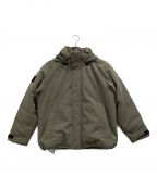 DANTONダントン）の古着「DOWN ARMY HOODED JACKET」｜カーキ×ブラック