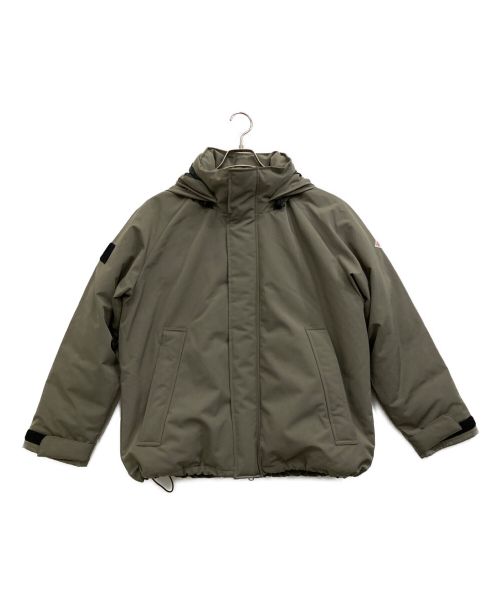 DANTON（ダントン）DANTON (ダントン) DOWN ARMY HOODED JACKET カーキ×ブラック サイズ:Ｓの古着・服飾アイテム