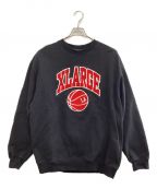 X-LARGEエクストララージ）の古着「COLLEGE LOGO CREWNECK SWEAT」｜ブラック