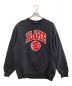 X-LARGE（エクストララージ）の古着「COLLEGE LOGO CREWNECK SWEAT」｜ブラック