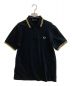 FRED PERRY（フレッドペリー）の古着「ポロシャツ」｜ブラック×ゴールド