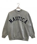 NAUTICAノーティカ）の古着「ロゴビッグシルエットスウェット」｜グレー