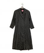 Kate Spadeケイトスペード）の古着「Cabana Dot Wrap Dress」｜ブラック