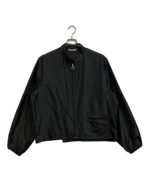 AURALEE（オーラリー）AURALEE (オーラリー) SILK TAFFETA SHORT BLOUSON ブラック サイズ:4の古着・服飾アイテム