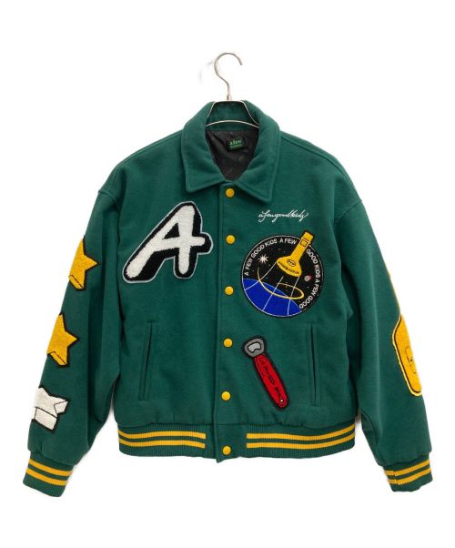 A FEW GOOD KIDS（アフューグッドキッズ）A FEW GOOD KIDS (アフューグッドキッズ) ROCKET COLLAGE JACKET グリーン サイズ:Ｍの古着・服飾アイテム