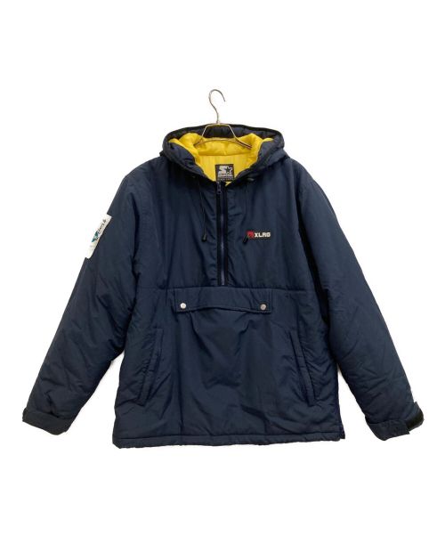 STARTER BLACK LABEL（スターターブラックレーベル）STARTER BLACK LABEL (スターターブラックレーベル) X-LARGE (エクストララージ) STARTER PULLOVER JACKET ネイビー サイズ:ＸＬの古着・服飾アイテム