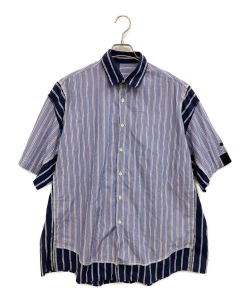 N.HOOLYWOOD（エヌ ハリウッド）N.HOOLYWOOD (エヌ ハリウッド) HALF SLEEVE SHIRT ネイビー サイズ:36の古着・服飾アイテム