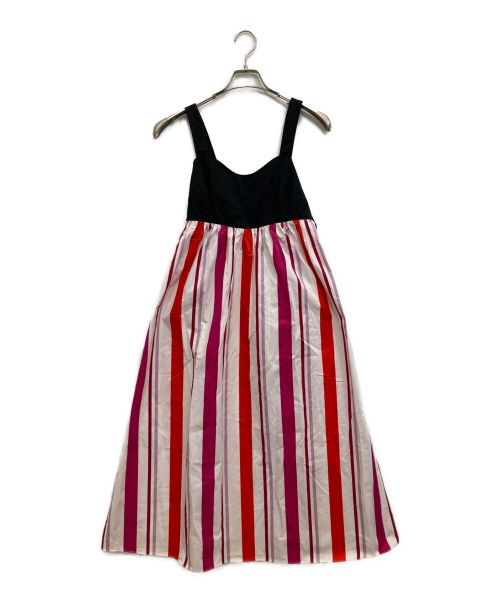 Kate Spade（ケイトスペード）Kate Spade (ケイトスペード) Gardenside Stripe Midi Dress マルチカラー サイズ:XSの古着・服飾アイテム