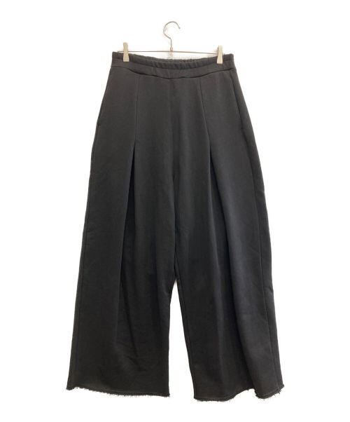 SINSS（シンス）SINSS (シンス) Wide straight sweatpants ブラック サイズ:Ｌの古着・服飾アイテム