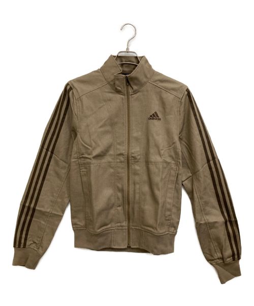 adidas（アディダス）adidas (アディダス) ツイルトラックジャケット ブラウン サイズ:Mの古着・服飾アイテム